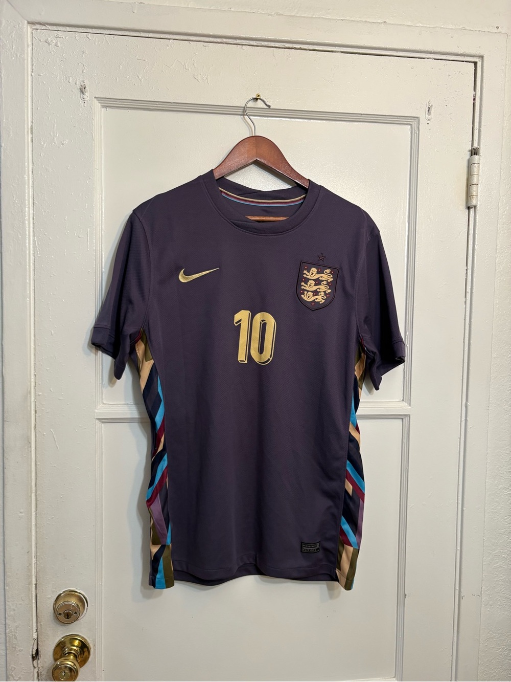 England National Team Nike 2024 Away Replica Blank Jersey #10 Bellingham